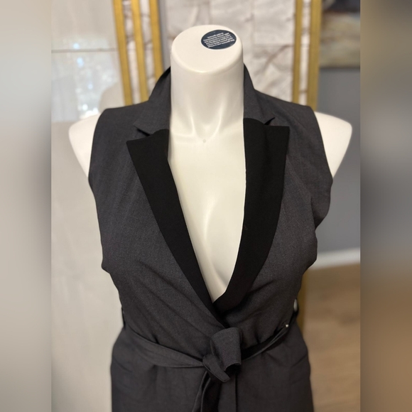 Calvin Klein Charcoal and Black Mini Dress - Picture 5 of 7